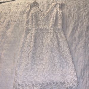 Lilly Pulitzer White Lace Butterfly Dress